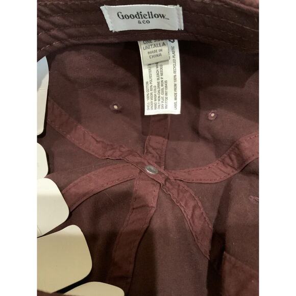 Goodfellow & Co. Maroon Baseball Cap Adjustable Hat NEW - Picture 7 of 8